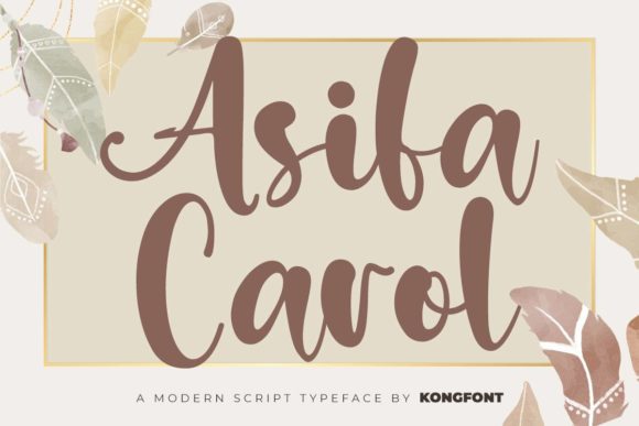 Asifa Carol: A Playful Script Font for Web Design