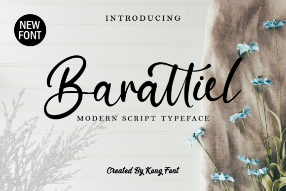 Barattiel: A Playful Script Font for Handmade Creations