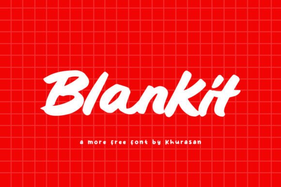 Blankit: A Modern Handwritten Font for Web Design
