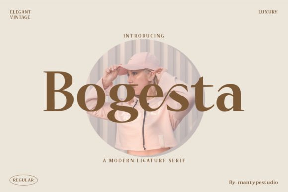 Bogesta: Elevating Your Campaign with a Chic Serif Font