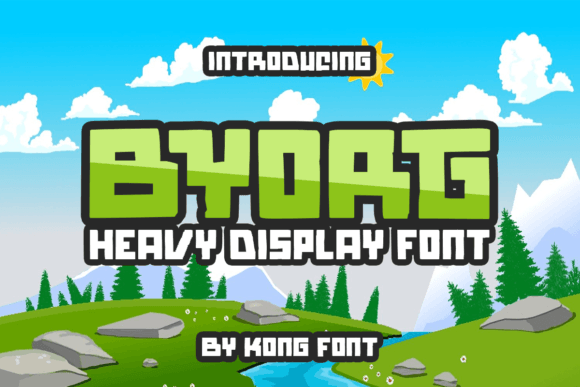 Byorg Font Review for Campaign Design