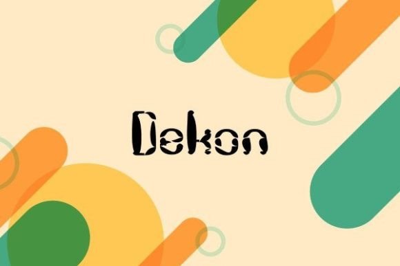 Dekon Font: Elevating Branding with Modern Typography