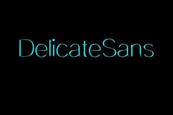 DelicateSans: A Modern Typeface for Small Business Branding
