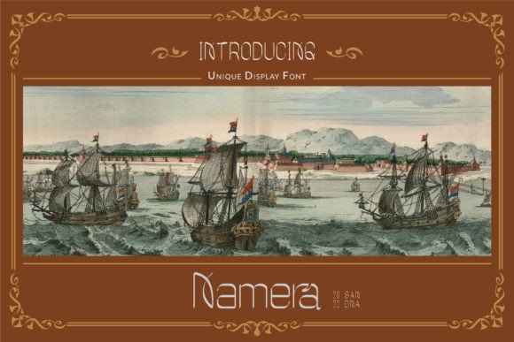 Discover Namera: A Modern Sans Serif Font for Branding Projects
