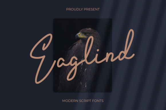 Eaglind: A Modern Script Font for Editorial Design