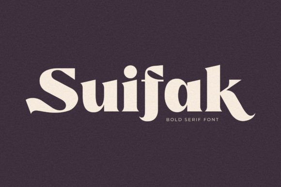 Enhance Your Brand with the Suifak Serif Font