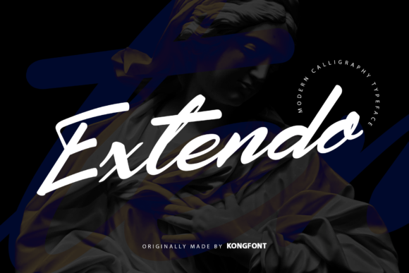 Extendo: A Playful Script Font for Creative Branding