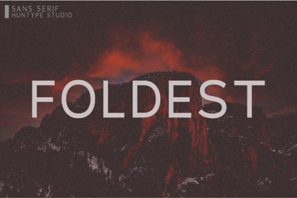 Foldest Font for Modern Branding and Marketing