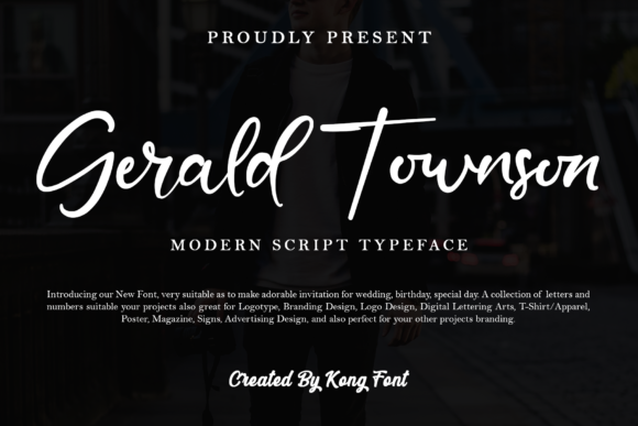 Gerald Townson: A Playful Script Font for Modern Branding