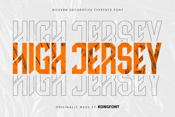 High Jersey: A Playful Script Font for Modern Editorial Design