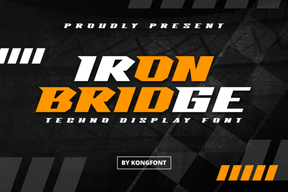 Iron Bridge Font for Handmade Creations