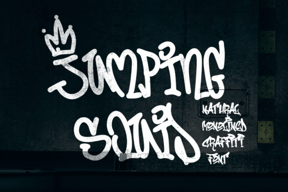 Jumping Squid Font for Handmade Creations