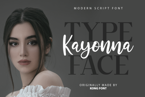 Kayonna: A Playful Handwritten Font for Editorial Design