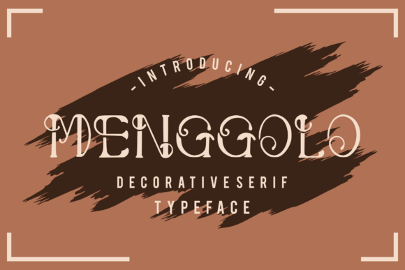 Menggolo: A Modern Decorative Font for Web Design