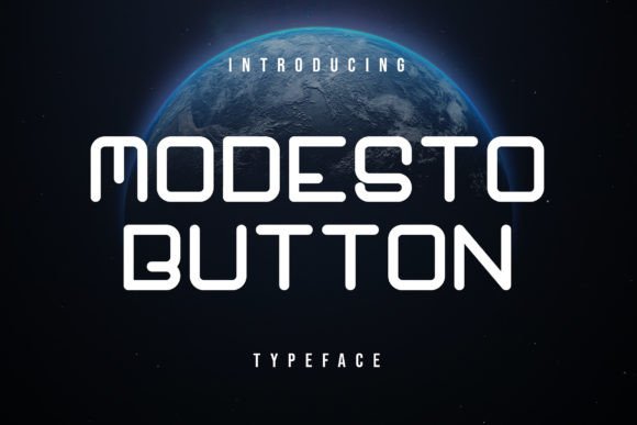 Modesto Button: A Modern Sans Serif Font for Web Design