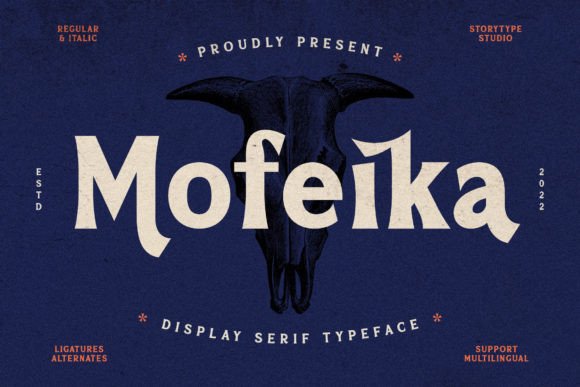 Mofeika: A Serif Font for Bold Branding