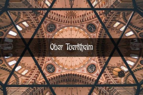 OberTuerkheim: A Modern Oriental Font for Editorial Design