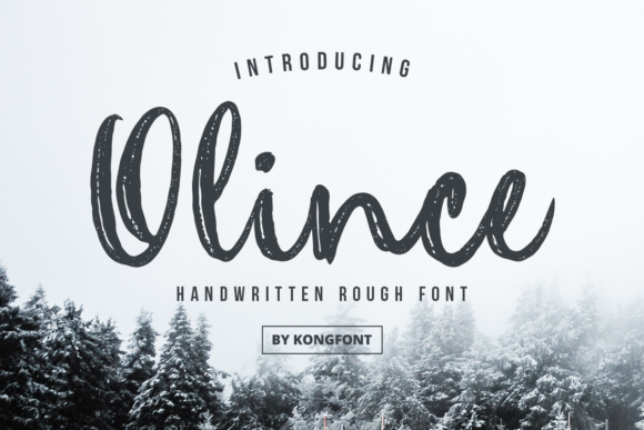 Olince: A Playful Handwritten Script Font for Creative Projects