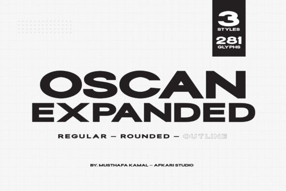 Oscan Expanded: A Modern Sans Serif Font for Small Business Branding