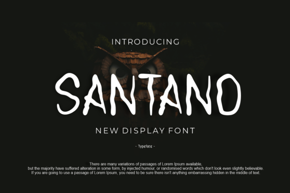 Santano: A Modern Sans Serif Font for Editorial Design