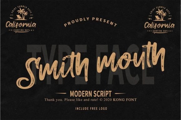 Smith Mouth: A Handwritten Font for Modern Editorial Design
