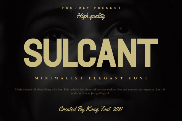Sulcant: A Playful Font for Polished Branding