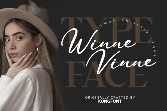 Winne Vinne: A Playful Script Font for Editorial Design